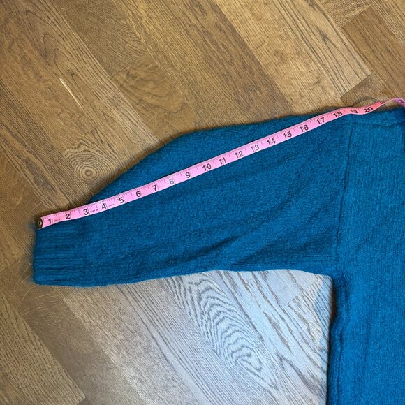 NWT Pistola Teal Blue Sweater - Oversized, Size: Large - Picture 10 of 14